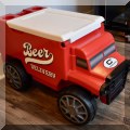 Z03. C3 Custom Coolers truck-shaped beer delivery cooler. 